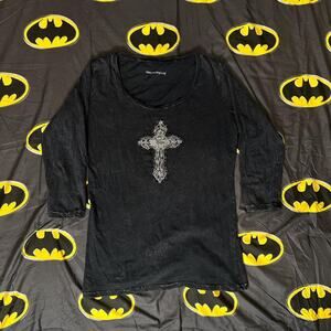 Vintage Hope Cross Long Sleeve T-Shirt